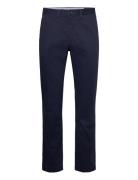 Stretch Straight Fit Washed Chino Pant Bottoms Trousers Chinos Navy Po...