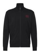 Laze Zip Jacket Tops Sweat-shirts & Hoodies Sweat-shirts Black HUGO