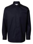 Slhreg-Ethan Shirt Ls Spread Noos Tops Shirts Business Black Selected ...