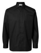 Slhslim-Ethan Shirt Ls Spread Noos Tops Shirts Casual Black Selected H...