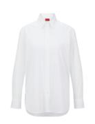 The Boyfriend Shirt Tops Shirts Long-sleeved White HUGO