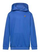 Fly Fleece Hoodie Tops Sweat-shirts & Hoodies Hoodies Blue Lyle & Scot...