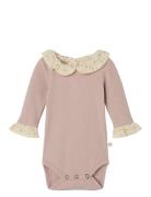 Nbftrine Ls Slim Body Lil Bodies Long-sleeved Pink Lil'Atelier