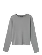 Nlfdinci Ls Short S Top Noos Tops T-shirts Long-sleeved T-shirts Grey ...