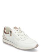 Women Lace-Up Lave Sneakers Cream Tamaris