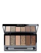 Glittery Eyeshadow Palette Øyenskygge Palett Sminke Gold Artdeco