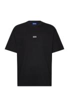 Nalono Tops T-shirts Short-sleeved Black HUGO BLUE