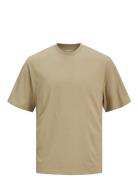 Jjebradley Tee Ss Noos Tops T-shirts Short-sleeved Beige Jack & J S