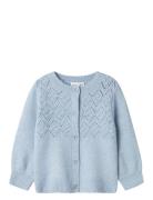 Nmfbatrille Ls Knit Card Tops Knitwear Cardigans Blue Name It