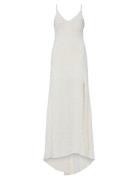 Yasmira Strap Train Dress - Celeb Maxikjole Festkjole White YAS