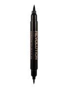 Revolution Thick And Thin Dual Liquid Eyeliner Eyeliner Sminke Black R...