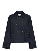 Onlapril Life Short Trenchcoat Otw Noos Trench Coat Kåpe Black ONLY