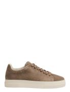 Slhdavid Chunky Suede Sneaker Noos Lave Sneakers Beige Selected Homme