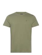 Tjm Xslim Jersey Tee Ext Tops T-shirts Short-sleeved Khaki Green Tommy...