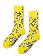 Bunny Sock Underwear Socks Regular Socks Yellow Happy Socks