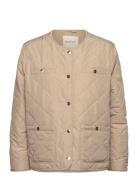 Quilted Jacket Vattert Jakke Cream GANT