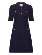 Roxanne Dress Kort Kjole Navy Jumperfabriken