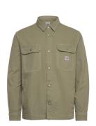 Workwear Overshirt Tops Overshirts Khaki Green Lee Jeans