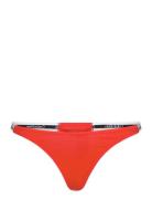 Dipped String Thong Stringtruse Undertøy Red Calvin Klein