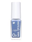 Minilack Oxygen Färg A788 Neglelakk Sminke Blue Depend Cosmetic