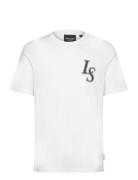 Emblem T-Shirt Tops T-shirts Short-sleeved White Lyle & Scott