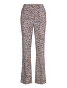 Leo Pants - Lucia Fit Bottoms Trousers Flared Multi/patterned Coster C...