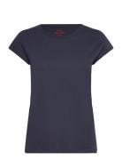 Organic Jersey Teasy Tee Fav Tops T-shirts & Tops Short-sleeved Navy M...