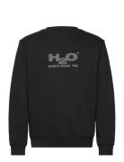 Logo Sweat O'neck Tops Sweat-shirts & Hoodies Sweat-shirts Black H2O