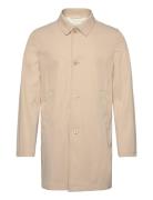 Bs Novello Regular Fit Jacket Tynn Kåpe Beige Bruun & Stengade