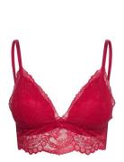 Juliette Triangle Bralette Lingerie Bras & Tops Soft Bras Bralette Red...