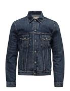 Faded Denim Trucker Jacket Dongerijakke Denimjakke Blue Polo Ralph Lau...