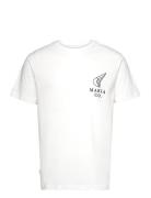 Airborne T-Shirt Tops T-shirts Short-sleeved White Makia