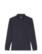 Polos Long Sleeve Tops Polos Long-sleeved Navy Marc O'Polo
