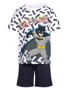 Pyjama Pyjamas Sett White Batman