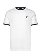 Ringer T-Shirt Tops T-shirts Short-sleeved White Lyle & Scott