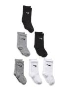6W-6Pk Crew Sock Sokker Strømper Multi/patterned Nike