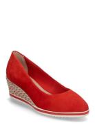 Women Court Sho Sko Wedge Red Tamaris