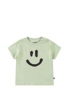 Enzo Tops T-shirts Short-sleeved Green Molo