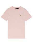 Plain T-Shirt Tops T-shirts Short-sleeved Pink Lyle & Scott