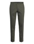 Technical Stretch Pants - Combi Sui Bottoms Trousers Formal Khaki Gree...