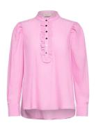 Fqapril-Sh Tops Blouses Long-sleeved Pink FREE/QUENT