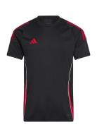 Tiro24 Jsy Sport T-shirts Short-sleeved Black Adidas Performance