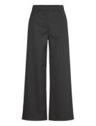 Low-Waisted Loose Fit Suit Trousers Bottoms Trousers Wide Leg Grey Wee...