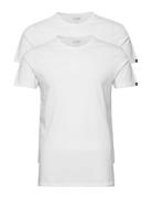 Puma Basic 2P Crew Tee Tops T-shirts Short-sleeved White PUMA