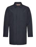 Water Repellent Mac Coat Tynn Kåpe Navy Lindbergh Black