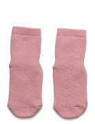 Cotton Socks - Anti-Slip Strømper Non-slip Pink Mp Denmark