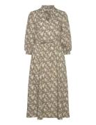 Cwdagmara - Dress Knelang Kjole Khaki Green Claire Woman