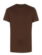 Jermane Tops T-shirts Short-sleeved Brown Matinique