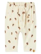 Nbmgavo Elf Loose Pant Lil Bottoms Leggings Beige Lil'Atelier