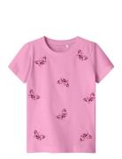 Nmfdenys Ss Top Tops T-shirts Short-sleeved Pink Name It